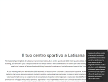 Tablet Screenshot of formazionesportingclub.it